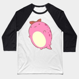 Guild Wars 2- Pink Quaggan Swimming Baseball T-Shirt